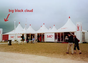 the S4C tent